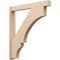 Ekena Millwork 5 1/2-in W x 38-in D x 42-in H Balboa Block Rough Cedar Woodgrain TimberThane Outlooker, Primed Tan OUTUR055X38X42BOA44RCPR - alternate 1